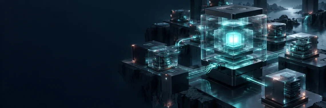 Architecture logicielle composée de modules interconnectés.